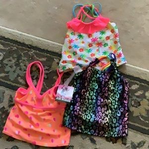 Bundle bikini tops (3) pieces Jo Boxer NWT hearts Circo & Real love 💕🏄